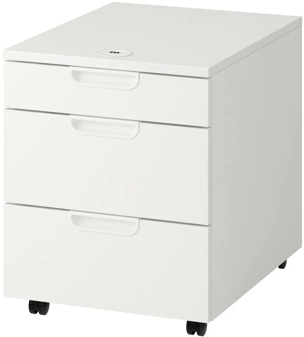 Tumba cu rotile Ikea Galant cu rotile 45x55 (Alb)