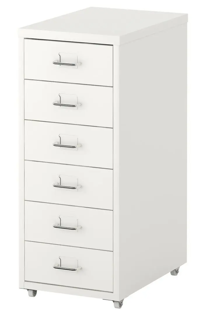 Comoda Ikea Helmer cu rotile 28x69 (Alb)