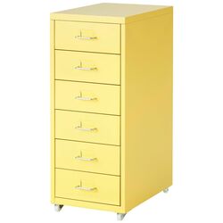 Comoda Ikea Helmer cu rotile 28x69 (Galben) Thumb