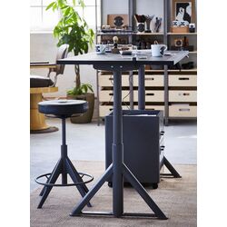 Tumba cu rotile Ikea Idasen c rotile 42x61 (Gri Inchis) Thumb