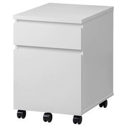 Tumba Ikea Malm c rotile 42x59 (Alb)