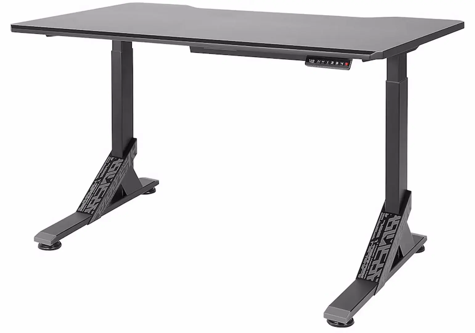 Комплект офисной мебели Ikea Uppspel/Gruppspel с комодом 140x80 (Черный/Гранн Черный) - 14