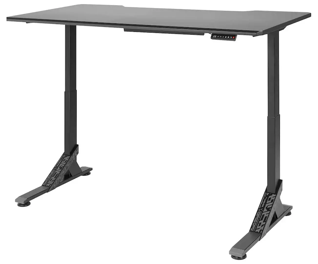 Комплект офисной мебели Ikea Uppspel/Gruppspel с комодом 180x80 (Черный/Гранн Черный) - 13