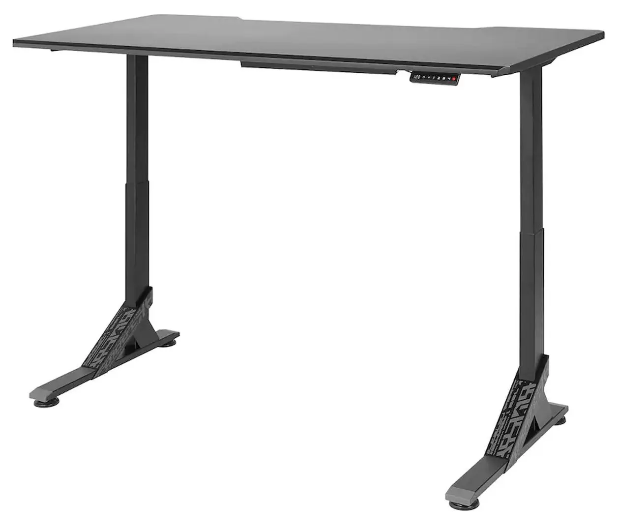 Комплект офисной мебели Ikea Uppspel/Matchspel с комодом (Черный) - 15