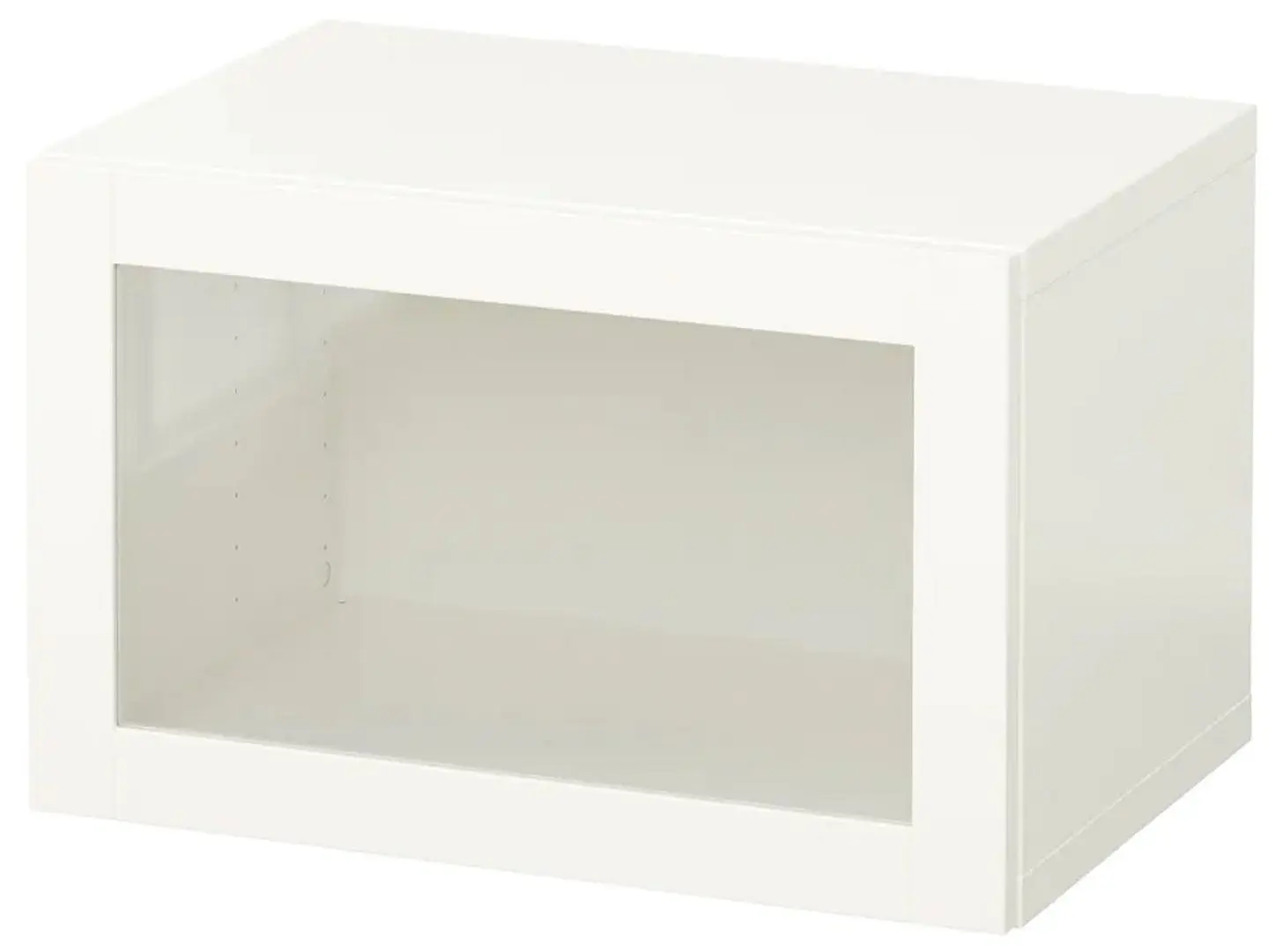 Dulap suspendat Ikea Besta/Sindvik sticla 60x42x38 (Alb)