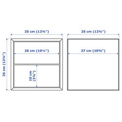 Dulap Ikea Eket 2 sertare 35x35x35 (Gri Inchis) Thumb