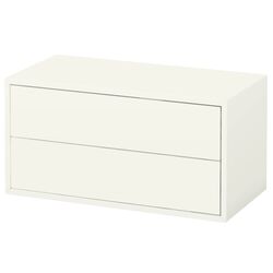 Dulap suspendat Ikea Eket 2 sertare 70x35x35 (Alb)