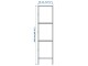 Dulap depozitare Ikea Hallan 3 usi 45x47x167 (Alb)