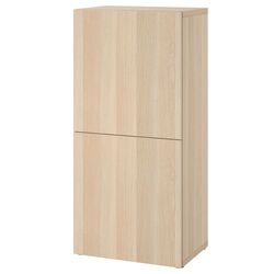Dulap Ikea Besta usi 60x42x129 (Aspect Stejar Antichizat/Lappviken Aspect Stejar Antichizat) Thumb