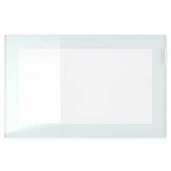 Dulap Ikea Besta cu sticlă mată 120x42x38 (Aspect Stejar Antichizat Glassvik/Alb/Verde Deschis) Thumb