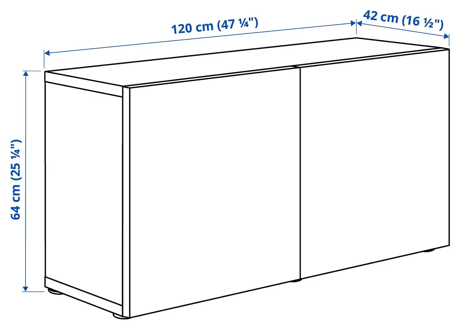 Dulap Ikea Besta cu sticlă mată 120x42x64 (Aspect Stejar Antichizat Glassvik/Alb/Verde Deschis) - 5