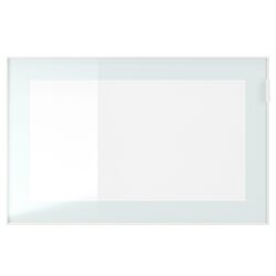 Dulap Ikea Besta cu sticlă mată 60x22x38 (Aspect Stejar Antichizat Glassvik/Alb/Verde Deschis) Thumb