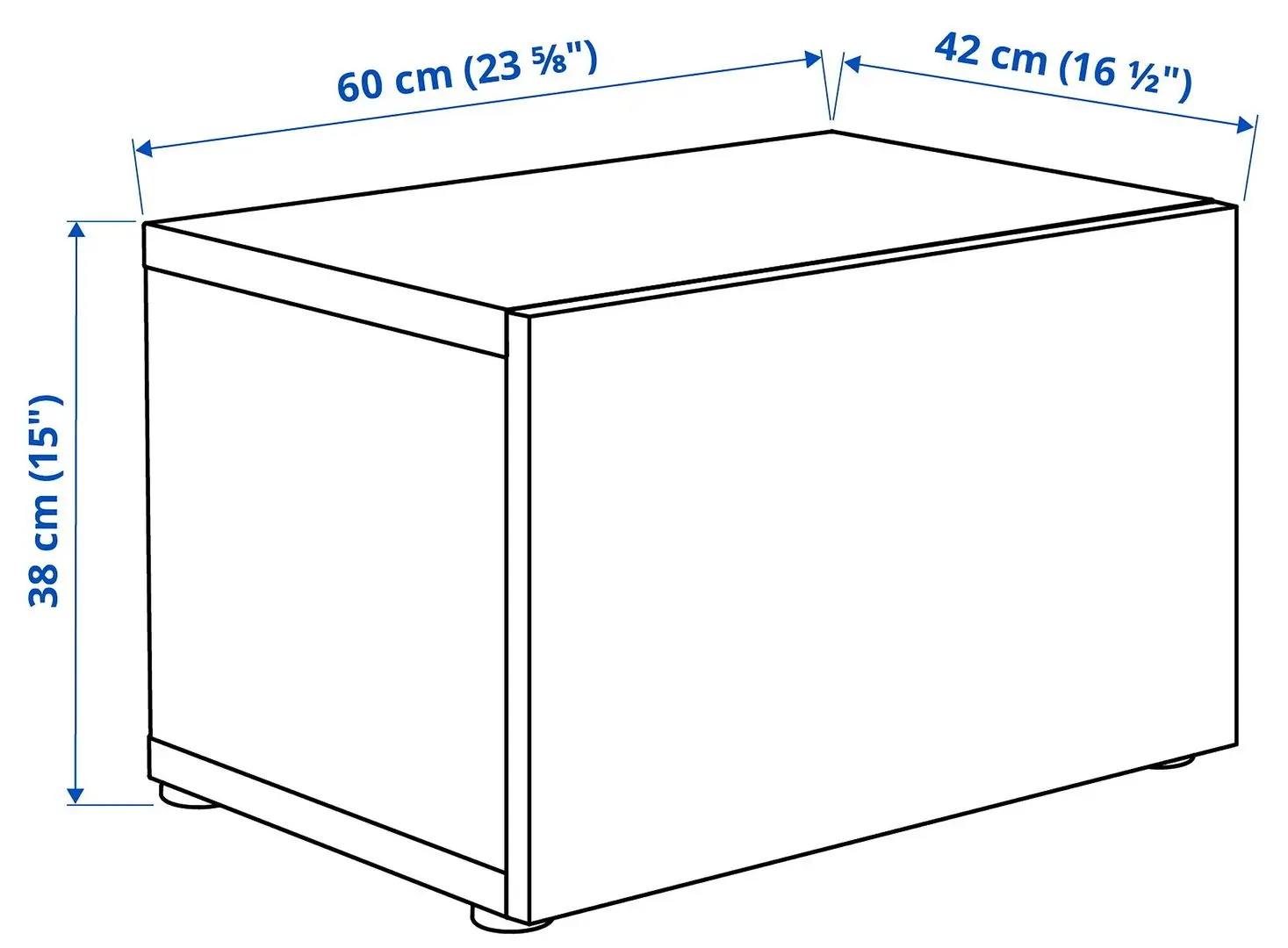 Dulap Ikea Besta cu sticlă mată 60x42x38 (Aspect Stejar Antichizat Glassvik/Alb/Verde Deschis) - 5