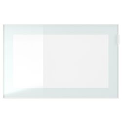 Dulap Ikea Besta cu sticlă mată 60x42x38 (Aspect Stejar Antichizat Glassvik/Alb/Verde Deschis) Thumb