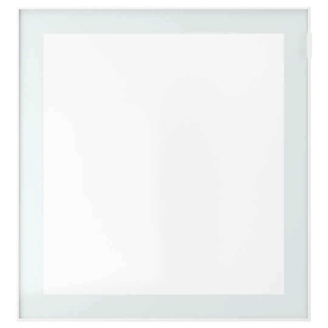Dulap Ikea Besta cu sticlă transparenta 60x42x64 (Aspect Stejar Antichizat Glassvik/Alb/Verde Deschis) - 4