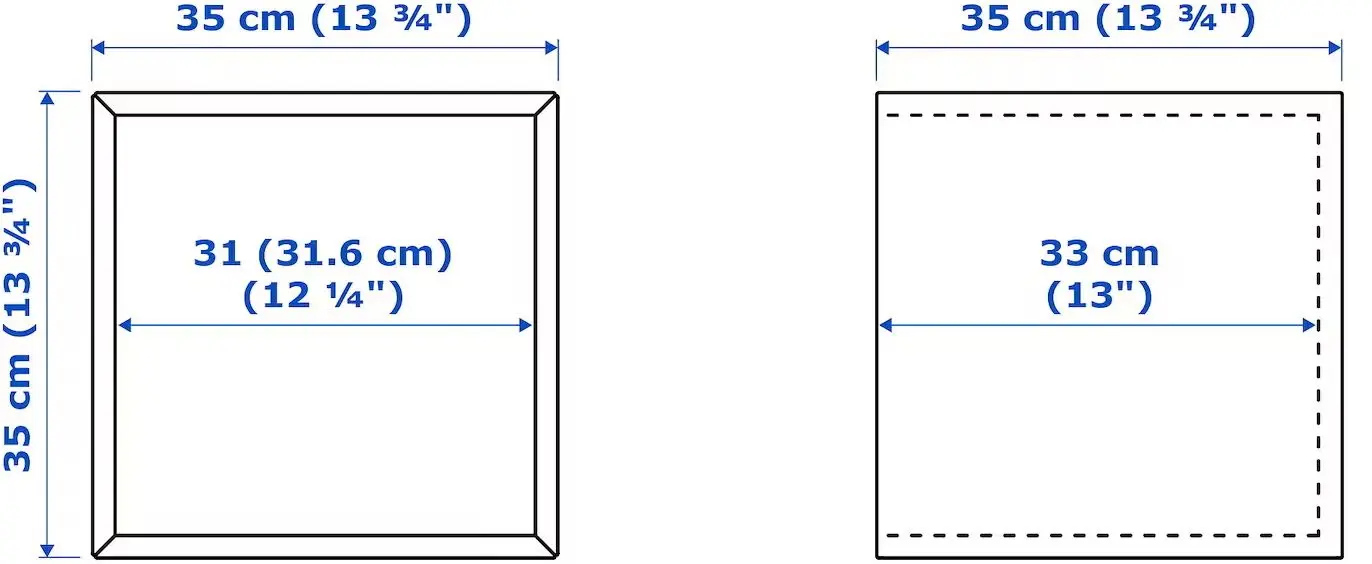 Шкафчик Ikea Eket с дверцей 35x35x35 (Имитация Ореха)