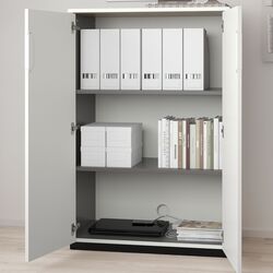 Dulap Ikea Galant cu usi 80x120 (Alb) Thumb