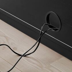 Шкафчик Ikea Galant с дверцами 80x120 (Ясеневый Шпон/Черная Морилка) Thumb