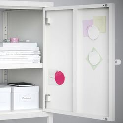 Dulap mic Ikea Hallan cu usi 45x47x117 (Alb) Thumb