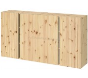 Шкафчик Ikea Ivar с дверцами 160x30x83 (Сосна)