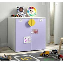 Шкафчик Ikea Smastad/Platsa 1 полка 60x57x63 (Белый/Лиловый)