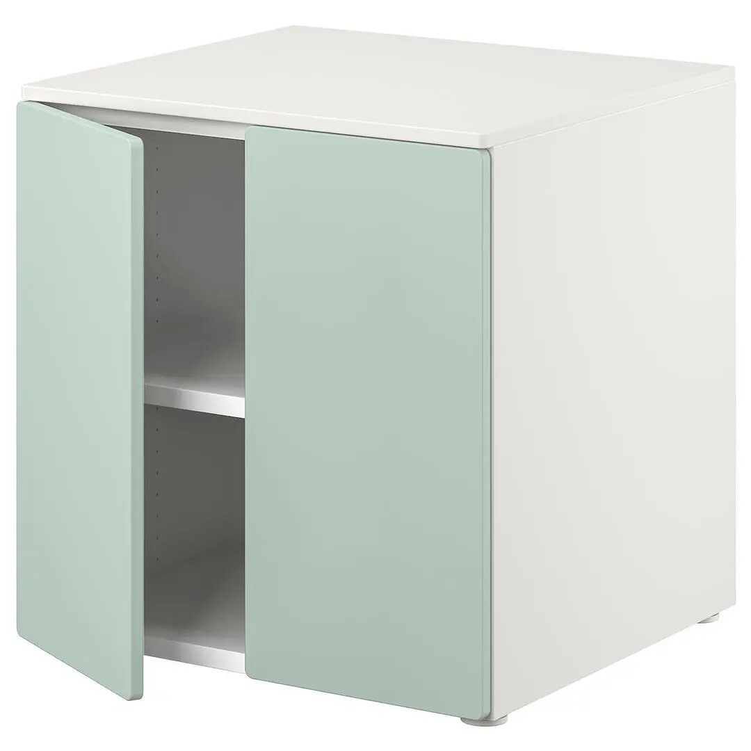 Dulap Ikea Smastad/Platsa 1 polita 60x57x63 (Alb/Verde deschis)