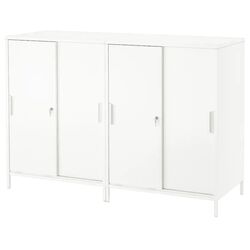 Dulap Ikea Trotten cu usi glisante 160x110 (Alb)