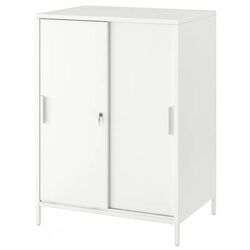 Dulap Ikea Trotten cu usi glisante 80x110 (Alb)