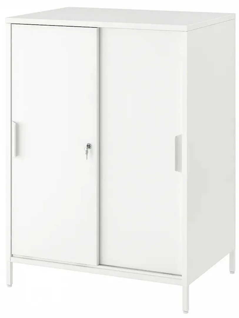 Dulap Ikea Trotten cu usi glisante 80x110 (Alb)