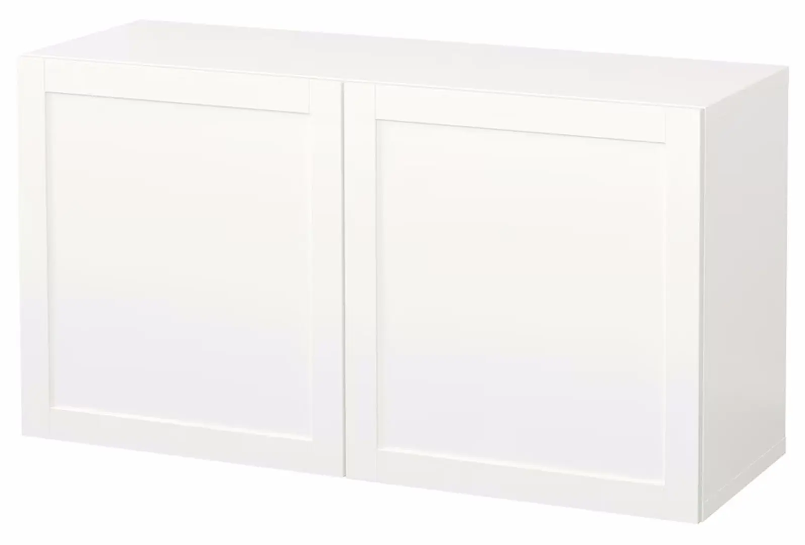 Шкафчик навесной Ikea Besta/Hanviken 120x42x64 (Белый)