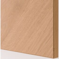 Шкафчик навесной Ikea Besta/Hedeviken с дверцей/нажимные направляющие 60x22x38 (Белый/Дубовый Шпон) Thumb