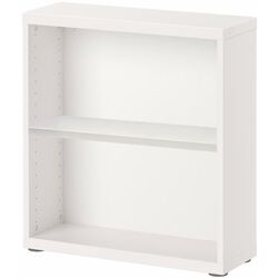 Шкафчик навесной Ikea Besta/Hedeviken с дверцей/нажимные направляющие 60x22x64 (Белый/Дубовый Шпон) Thumb