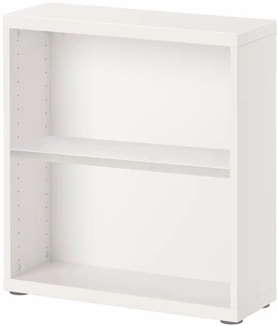 Шкафчик навесной Ikea Besta/Hedeviken с дверцей/нажимные направляющие 60x22x64 (Белый/Дубовый Шпон) - 4