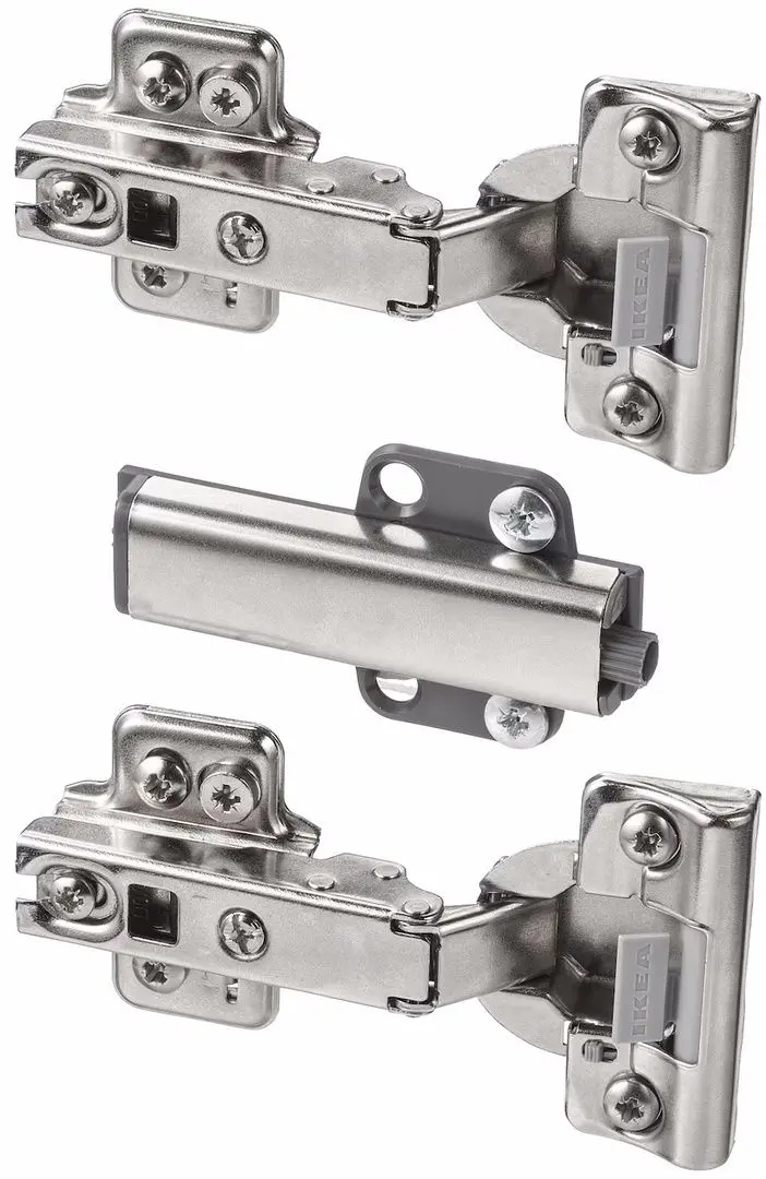 Шкафчик навесной Ikea Besta/Hedeviken с дверцей/нажимные направляющие 60x22x64 (Белый/Дубовый Шпон) - 6