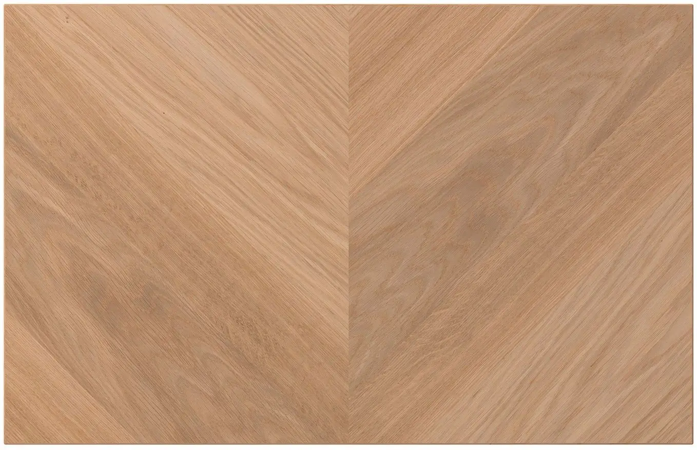 Шкафчик навесной Ikea Besta/Hedeviken с дверцей/нажимные направляющие 60x42x38 (Белый/Дубовый Шпон) - 4