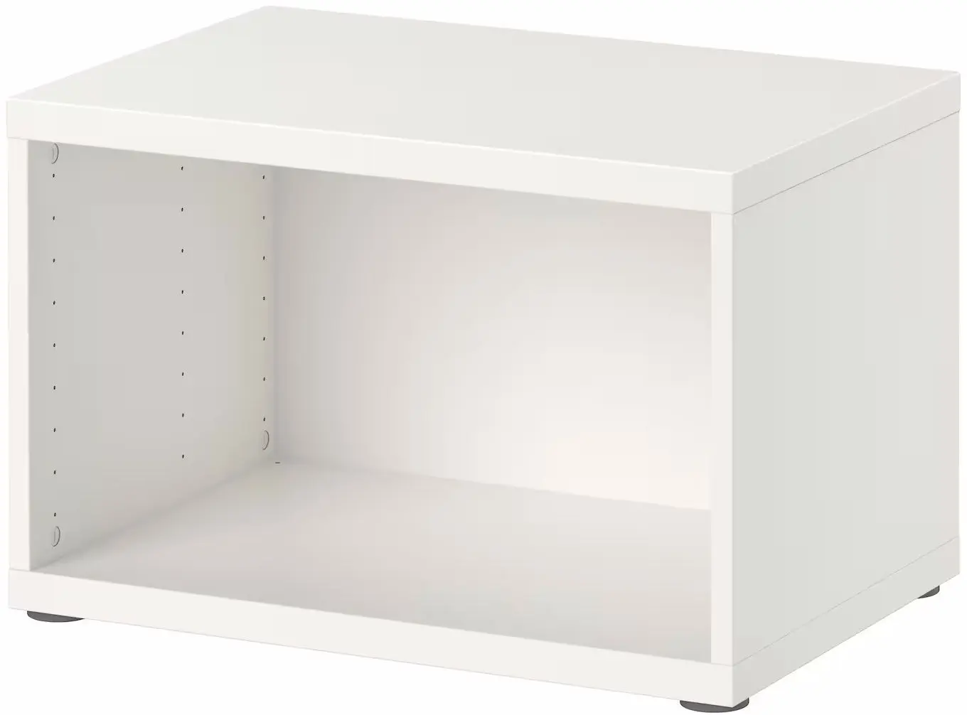 Шкафчик навесной Ikea Besta/Hedeviken с дверцей/нажимные направляющие 60x42x38 (Белый/Дубовый Шпон) - 5