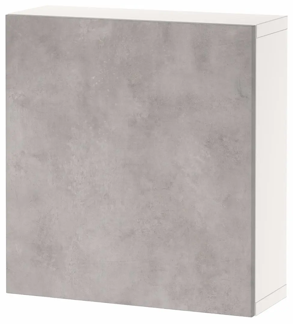 Dulap suspendat Ikea Besta/Kallviken 60x22x64 (Alb/Gri)