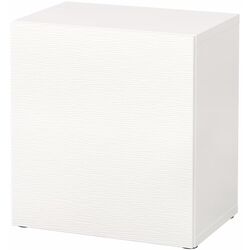 Dulap suspendat Ikea Besta/Laxviken cu uşă/deschidere apăsare 60x42x64 (Alb) Thumb