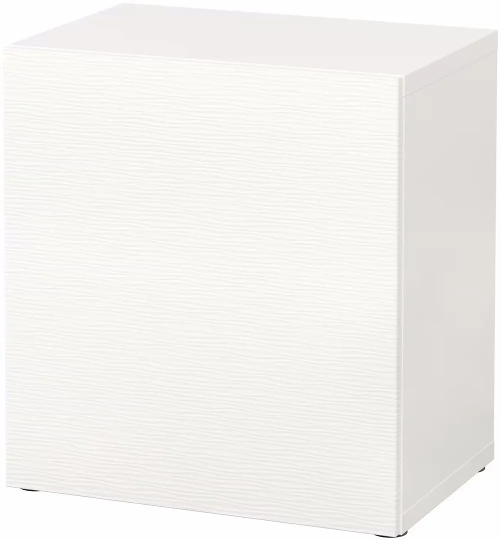 Dulap suspendat Ikea Besta/Laxviken cu uşă/deschidere apăsare 60x42x64 (Alb) - 2