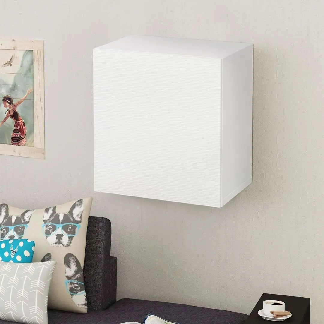 Dulap suspendat Ikea Besta/Laxviken cu uşă/deschidere apăsare 60x42x64 (Alb)