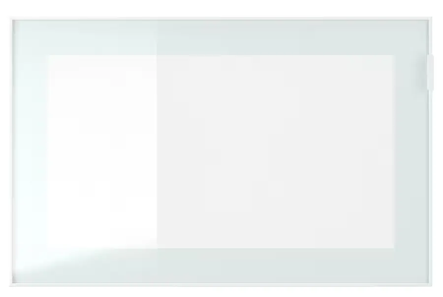 Dulap suspendat Ikea Besta sticla mata 120x42x38 (Alb/Glassvik Alb)