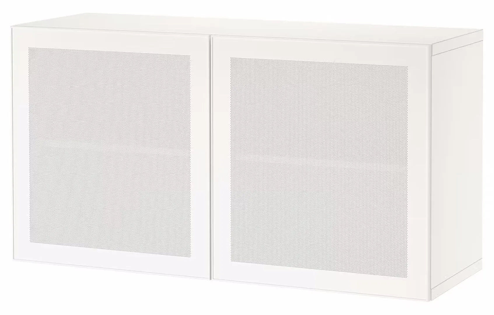 Dulap suspendat Ikea Besta/Mortviken polite/usi120x42x64 (Alb)