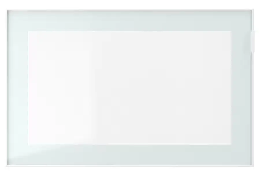 Dulap suspendat Ikea Besta sticla transparenta 60x22x38 (Alb/Glassvik Alb)