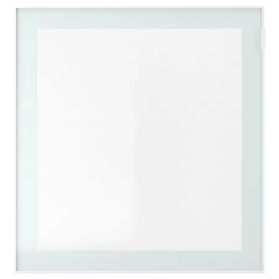 Dulap suspendat Ikea Besta sticla transparenta 60x22x64 (Alb/Glassvik Alb)