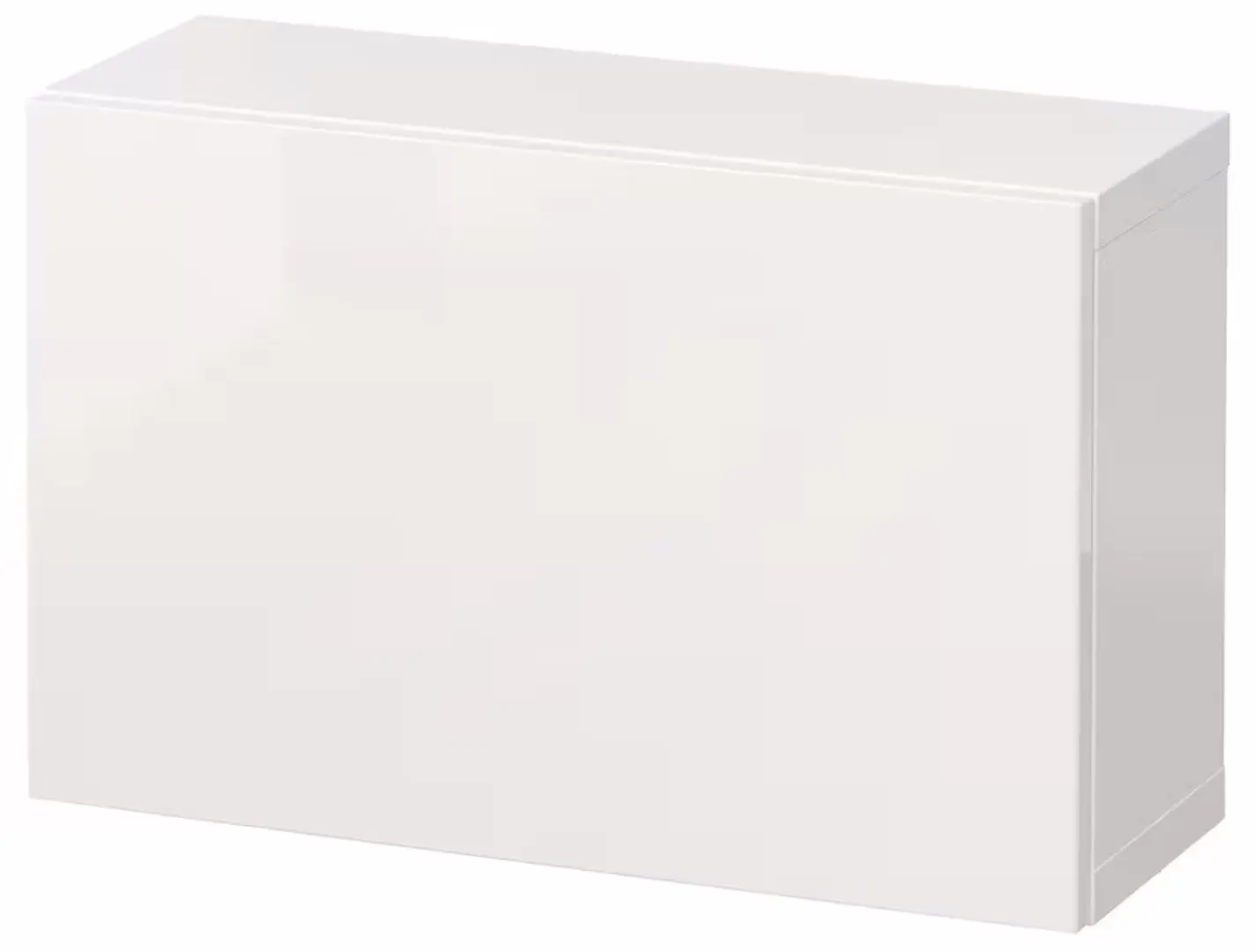 Dulap suspendat Ikea Besta/Selsviken 60x22x38 (Lucios/Alb)