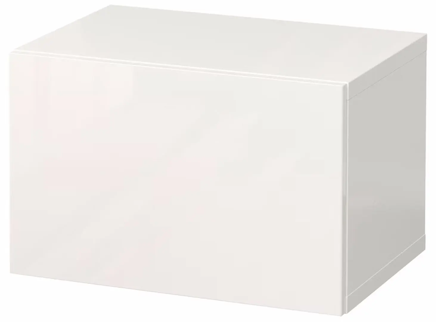 Dulap suspendat Ikea Besta/Selsviken 60x42x38 (Alb/Lucios)