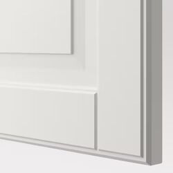 Шкафчик навесной Ikea Besta/Smeviken полки/дверцы 120x42x38 (Белый) Thumb