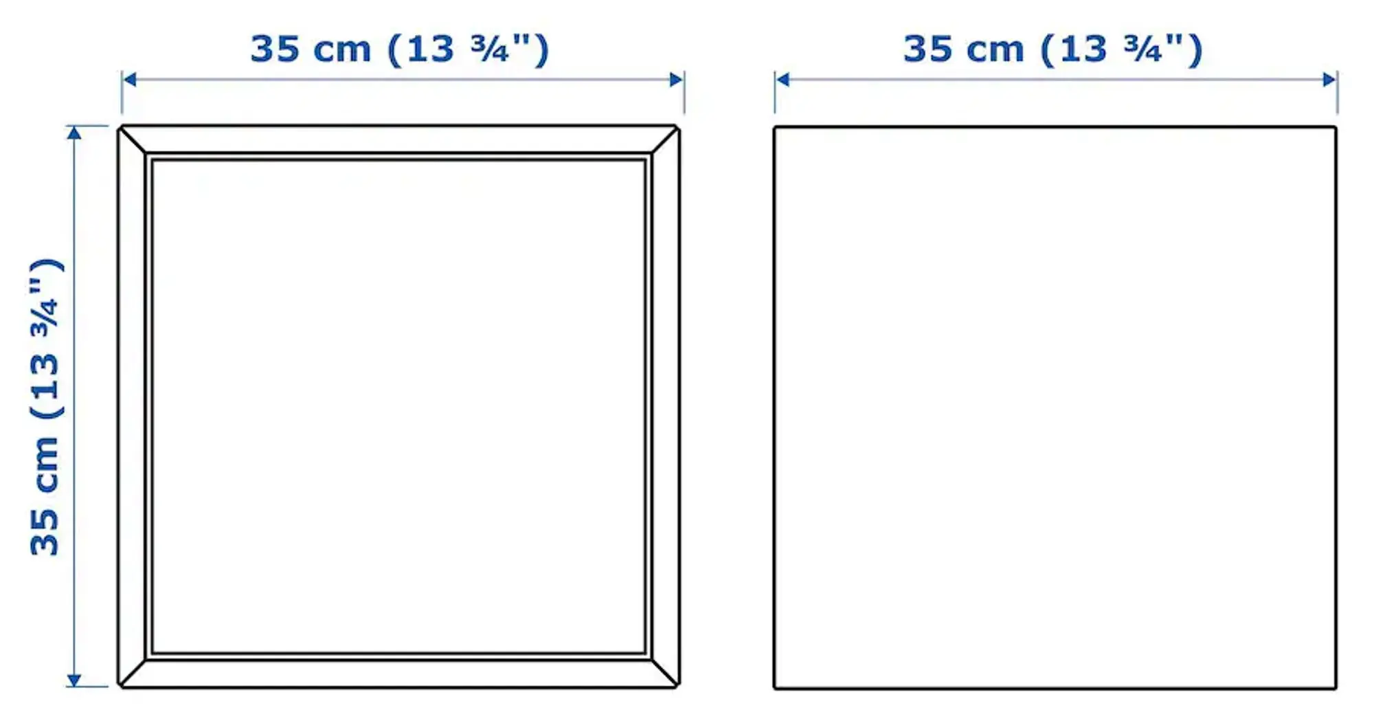 Dulap suspendat Ikea Eket 35x35x35 (Gri Inchis)