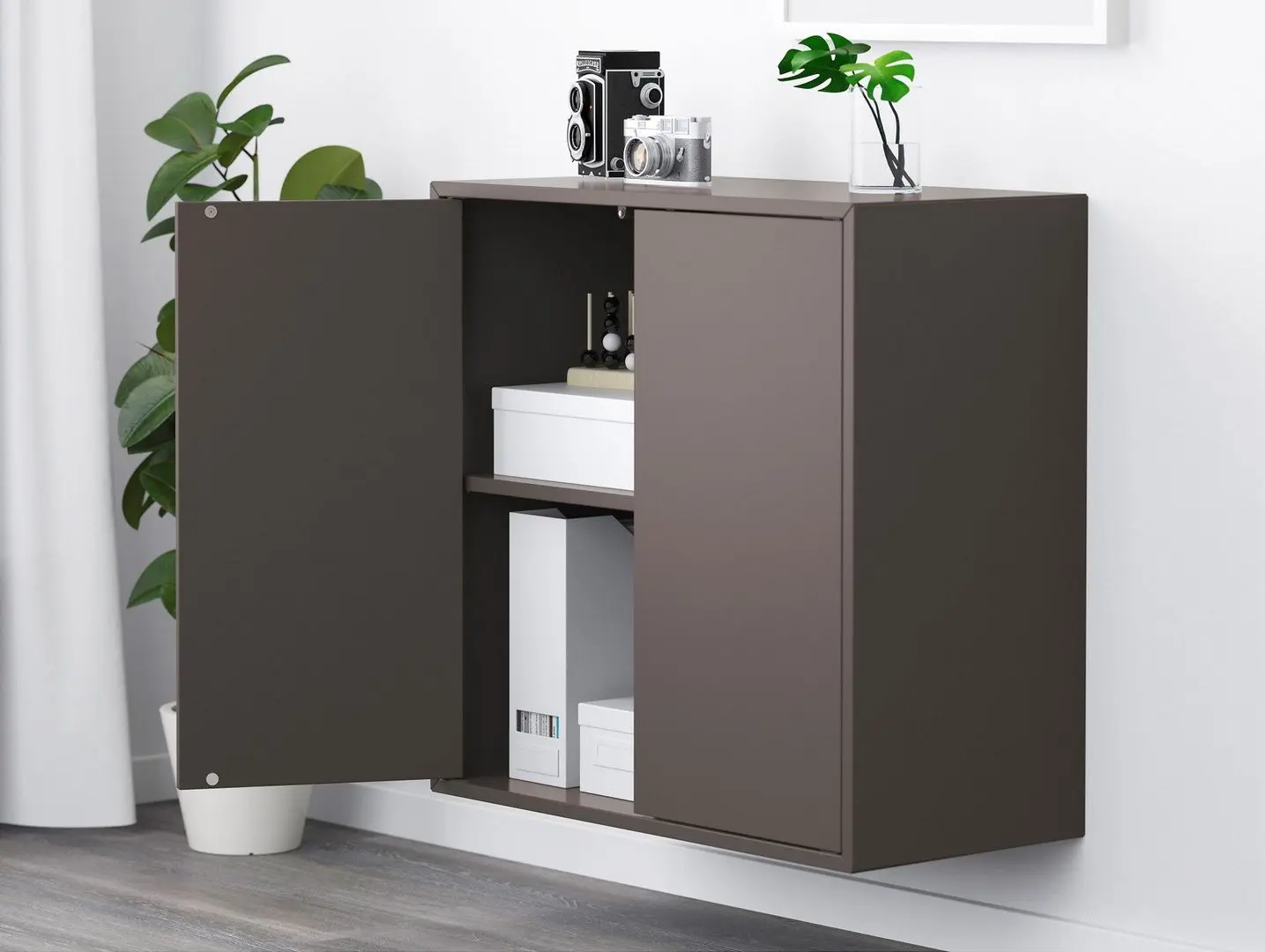 Dulap suspendat Ikea Eket 70x35x70 (Gri Inchis)