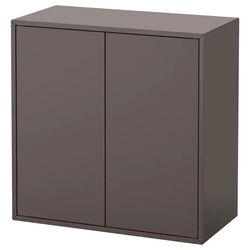 Dulap suspendat Ikea Eket cu 2 usi/1 polita 70x35x70 (Gri Inchis)